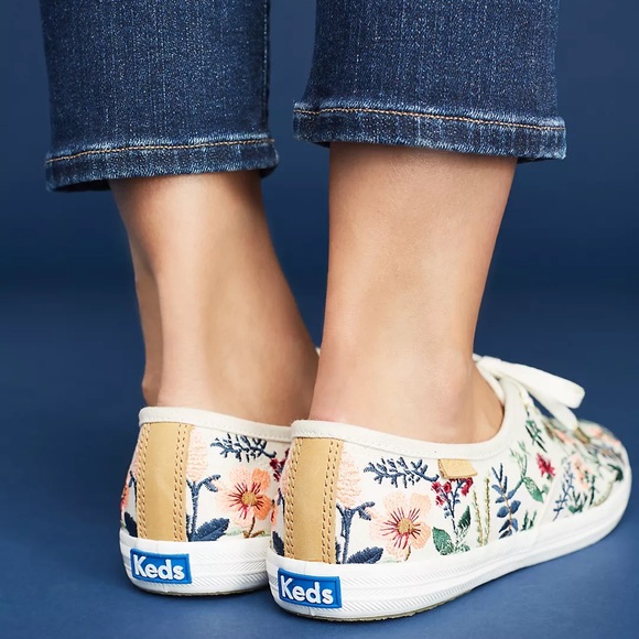 Keds x Rifle Paper Co. Champion Sneakers Size 7 - Picture 5 of 13